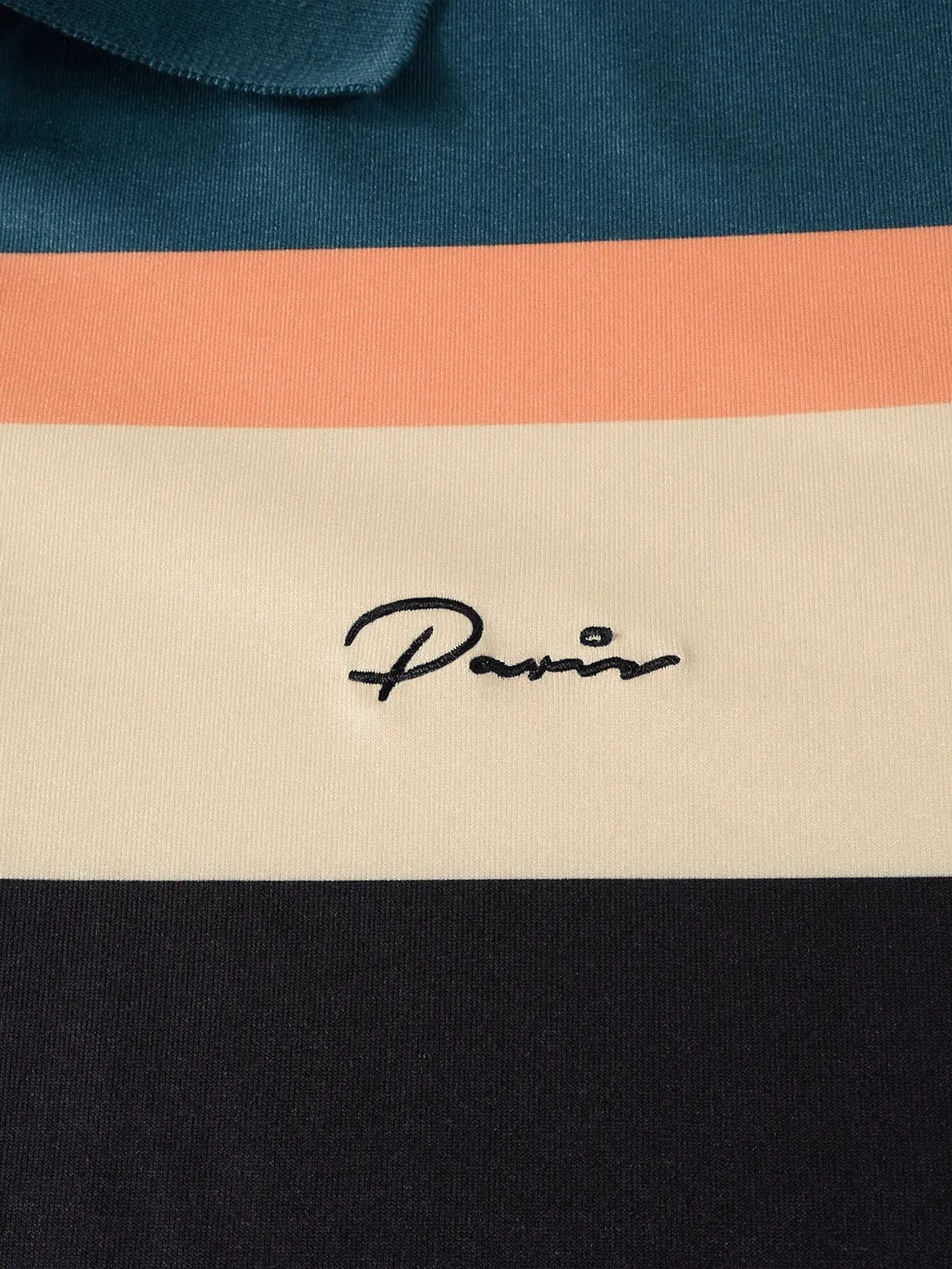 Muscle Fit Striped Polo Shirt – Premium Stretch Cotton Short Sleeve Smart Casual Wear